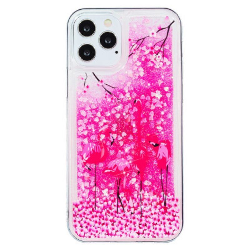 Θήκη iPhone 15 Pro Flamingo Glitter